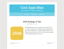 Tablet Screenshot of coolappsman.com
